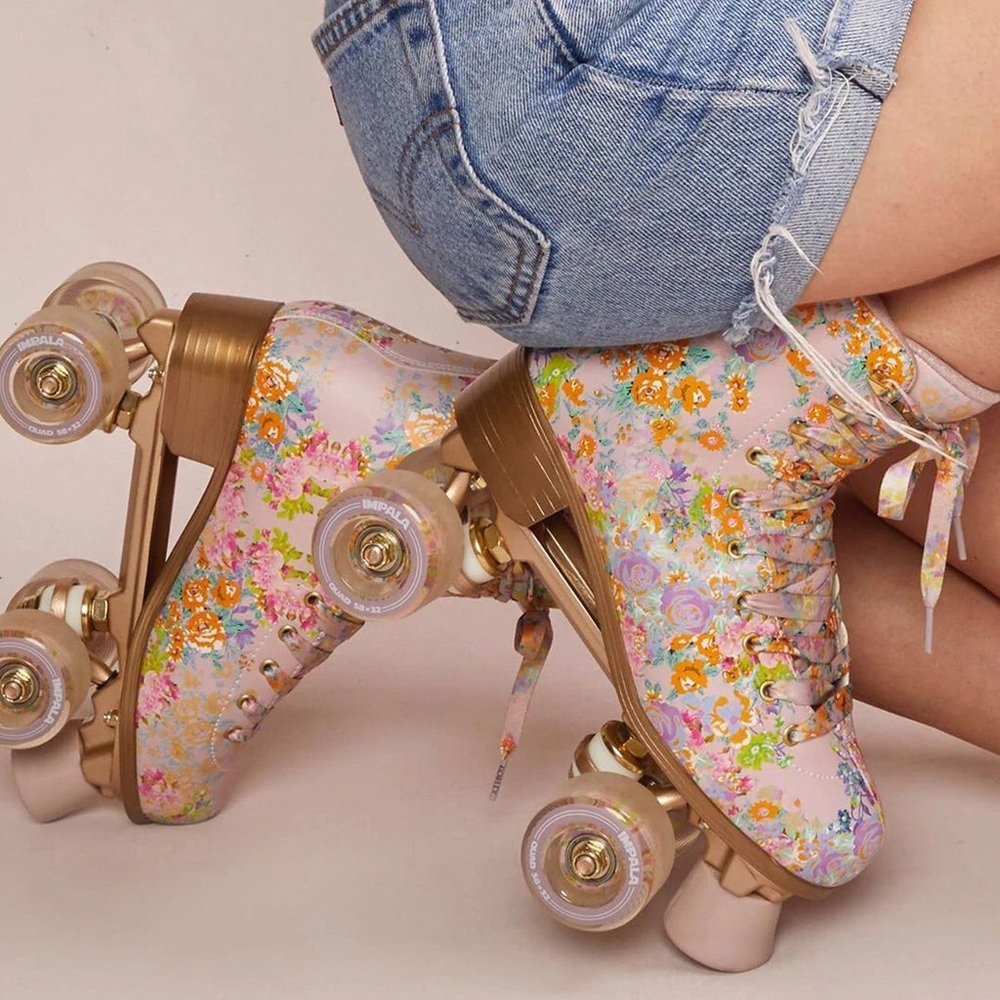 Cynthia Rowley x IMPALA x FP Movement Floral Roller Skates
